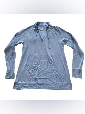 Lilly Pulitzer Luxletic light blue with gold accents Pullover